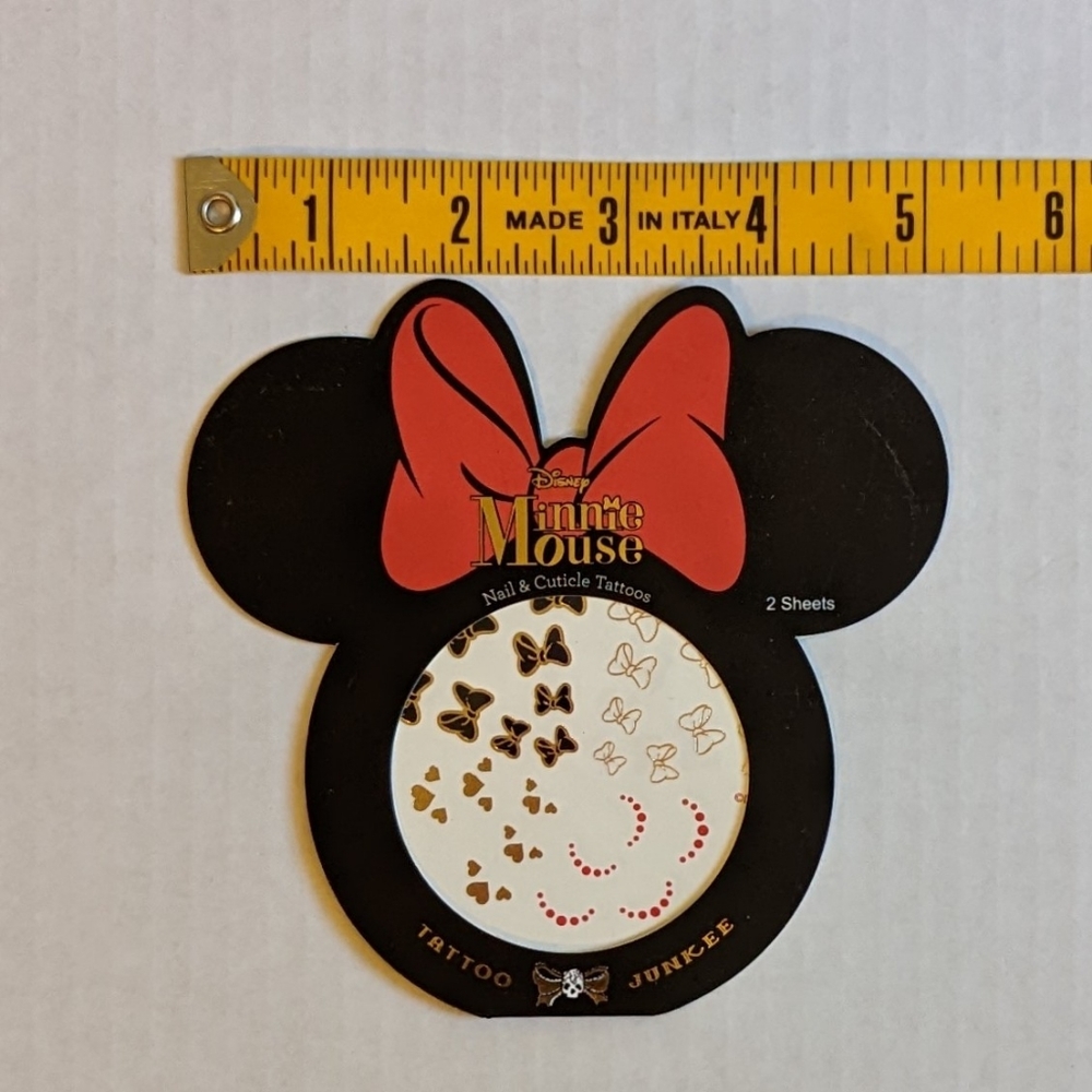 Disney Tattoo Junkee Minnie Mouse Nail and Cuticle Tattoos - Picture 3 of 3